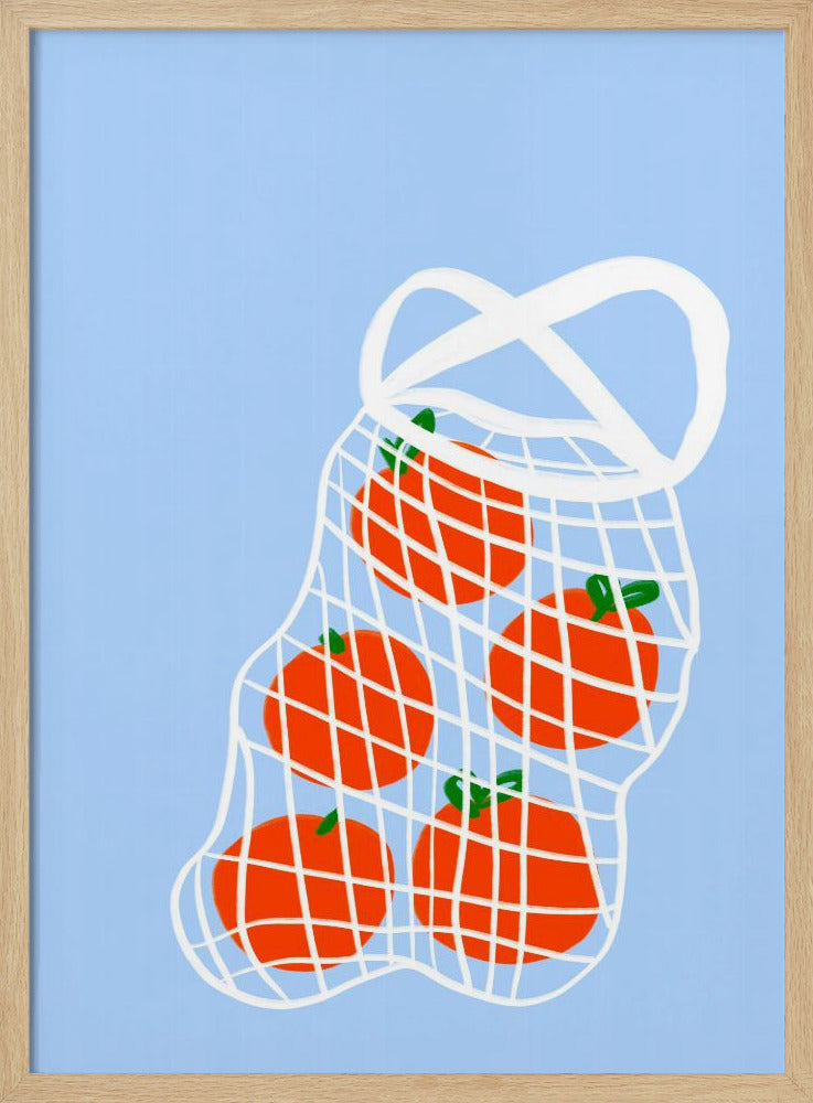 Tomatoes in Mesh | Poster