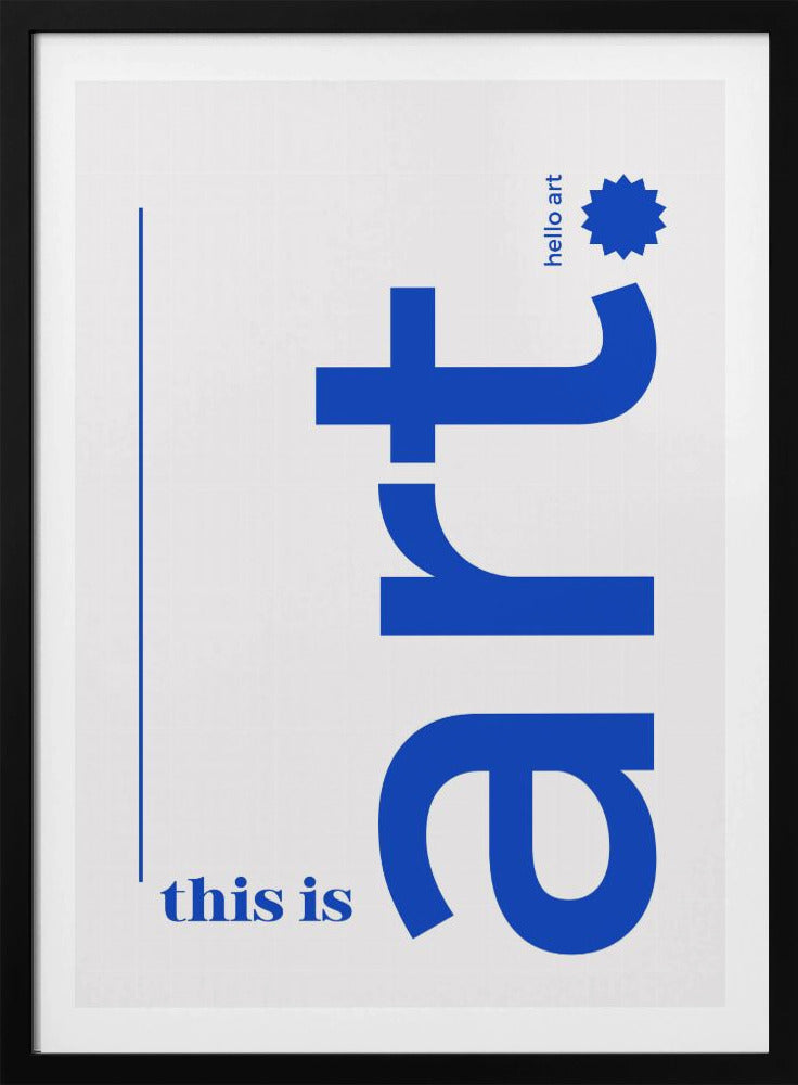 Hello Bold Typography | Poster