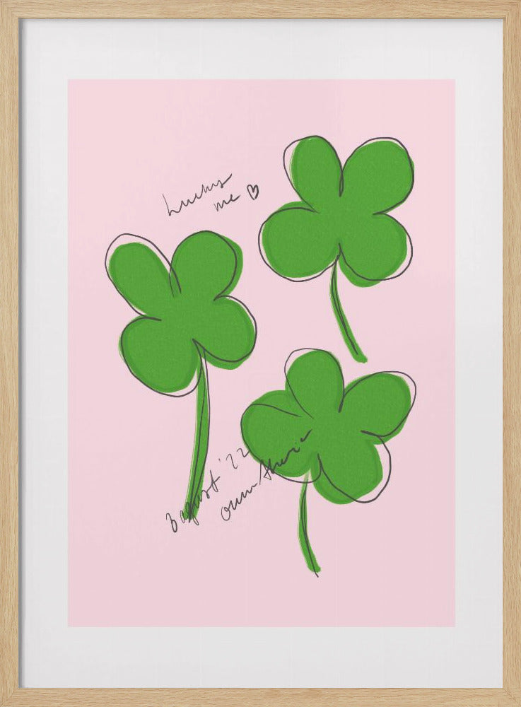 Three Lucky Clovers | Poster
