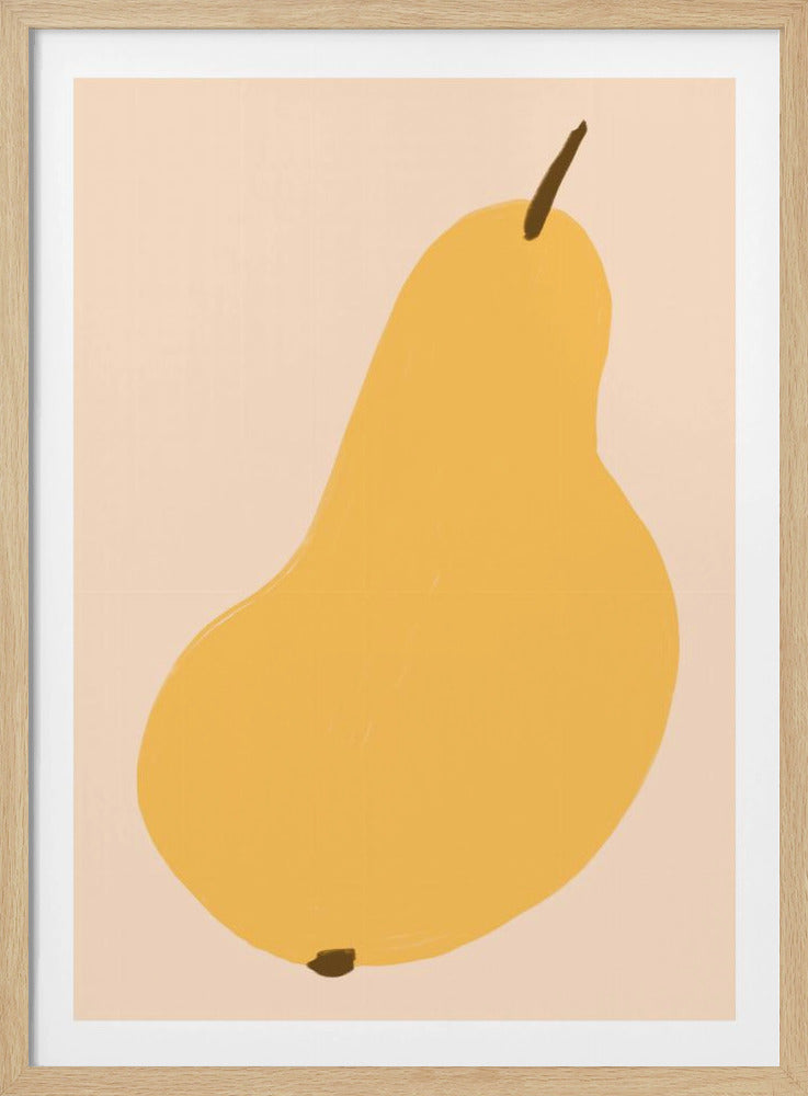 Golden Pear Still | Poster