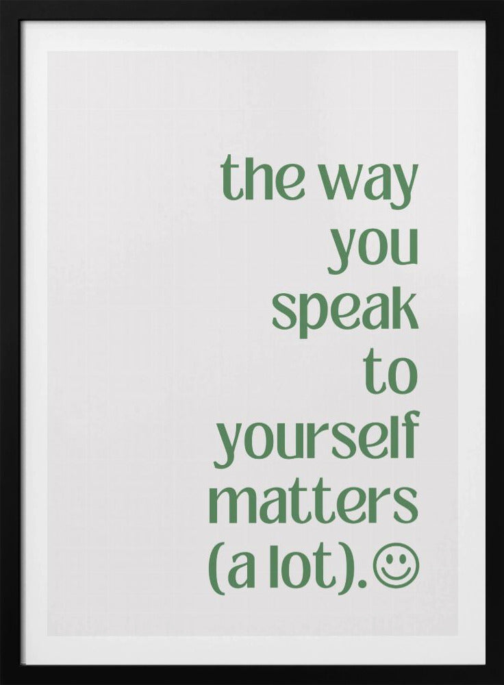 Positive Words Matter | Poster