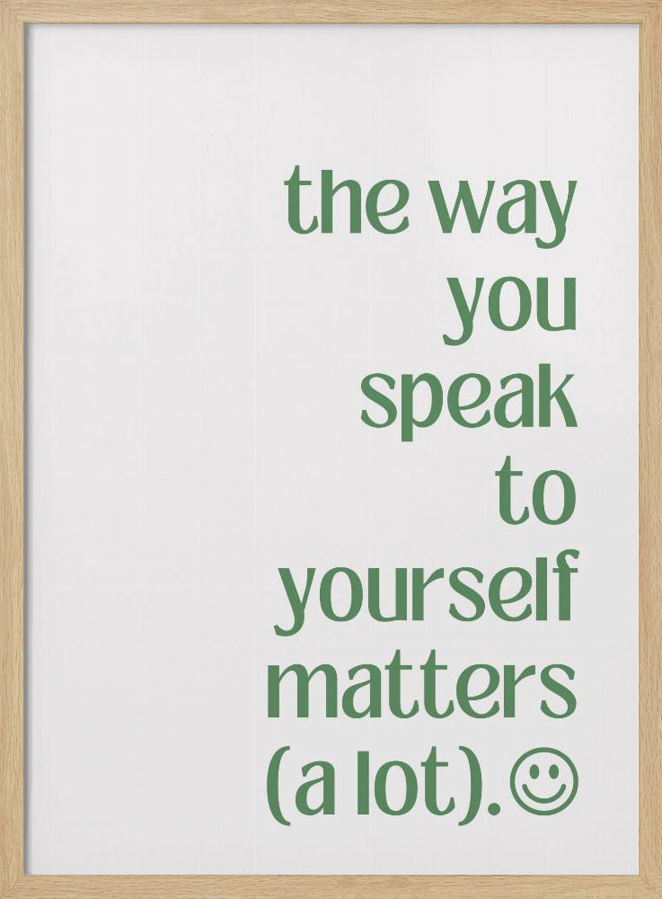 Positive Words Matter | Poster