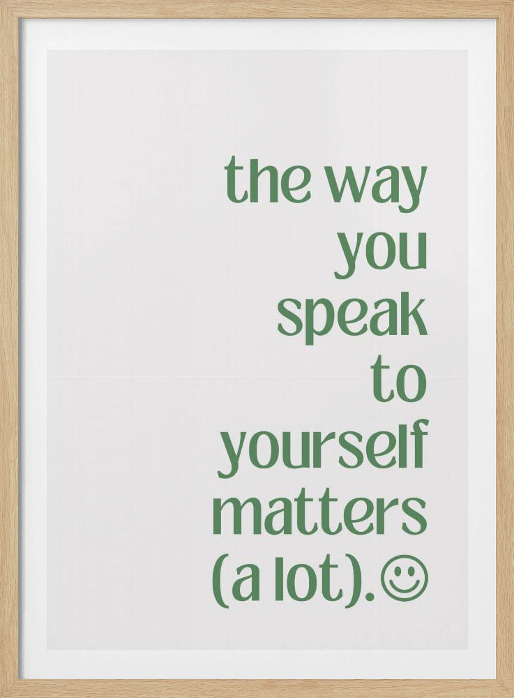 Positive Words Matter | Poster