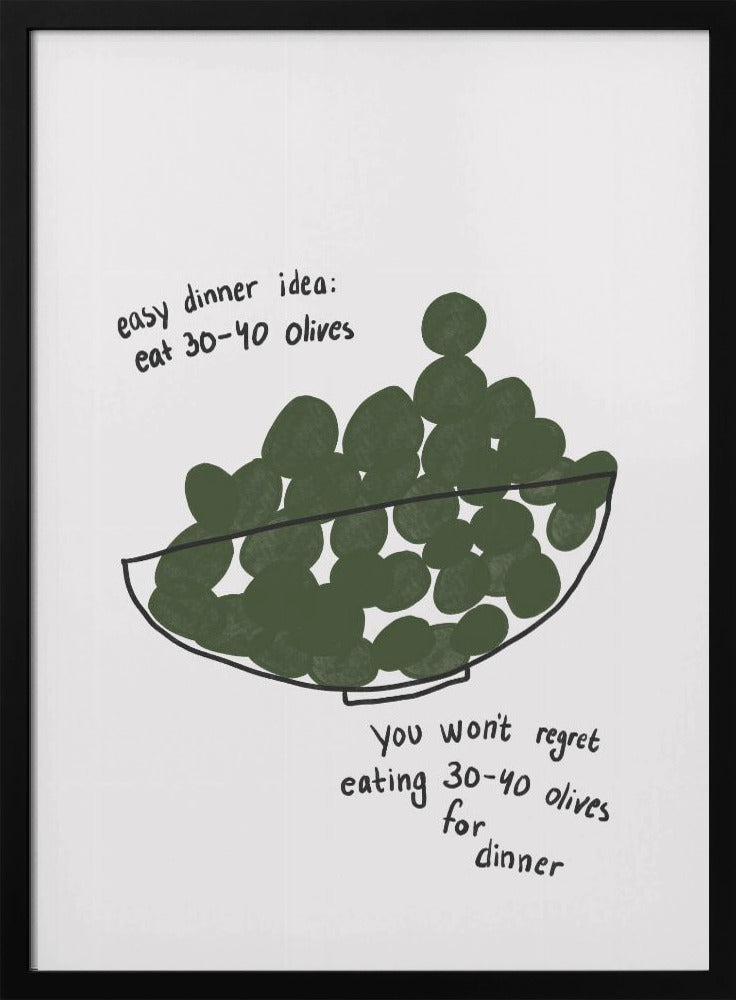 Olive Dinner Delight | Poster