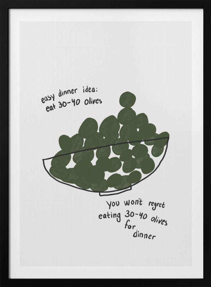 Olive Dinner Delight | Poster