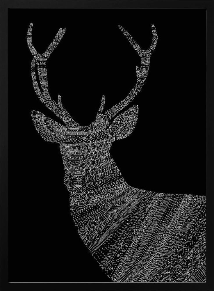Stag Black | Poster