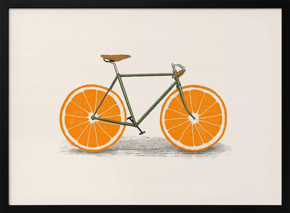 Orange Wheels | Poster