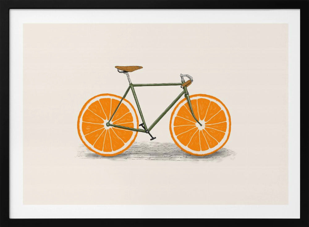 Orange Wheels | Poster