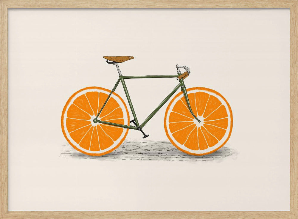 Orange Wheels | Poster