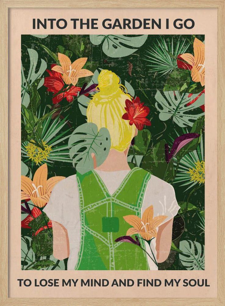 Into the Garden (blonde) | Poster