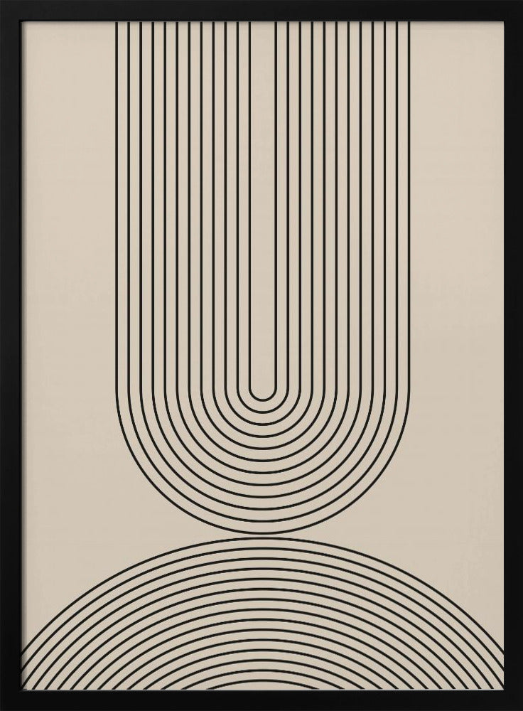 Black Line Art | Poster