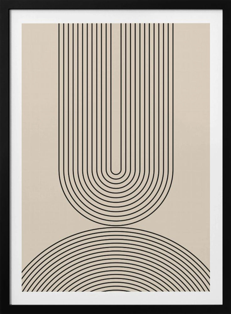 Black Line Art | Poster