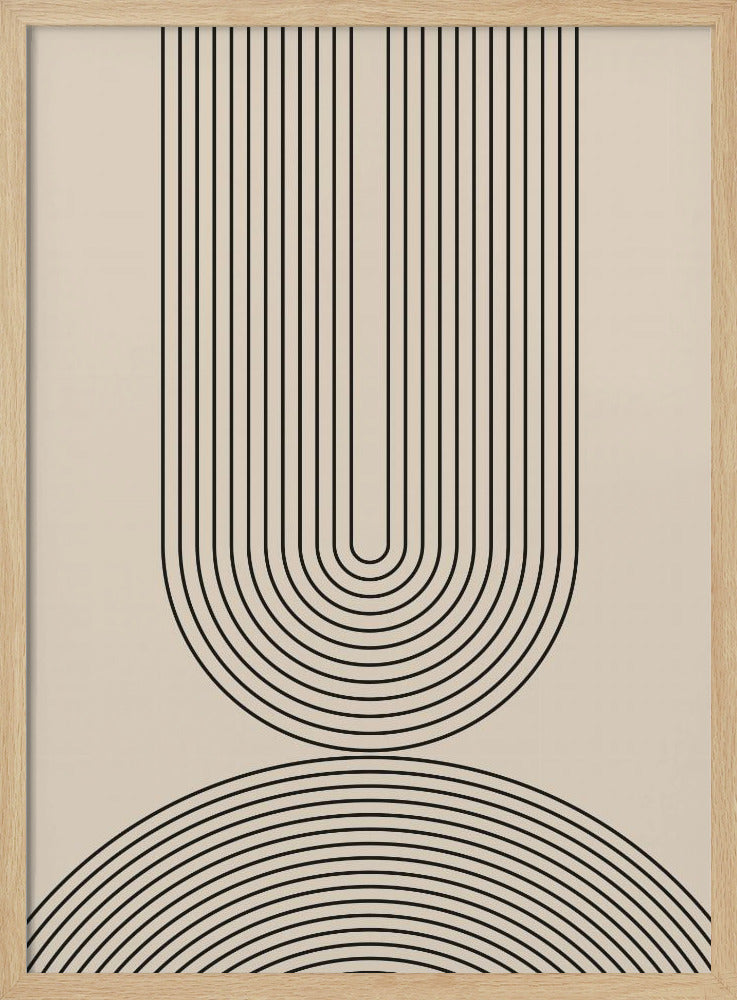 Black Line Art | Poster