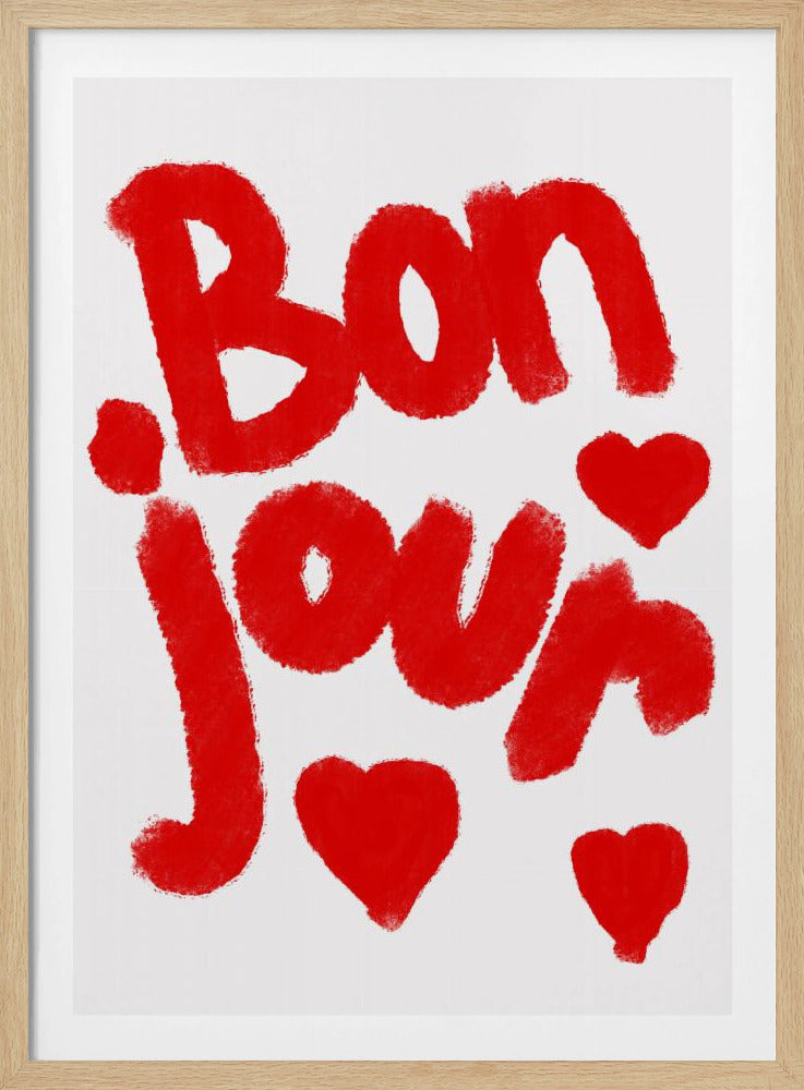 Bonjour Hearts | Poster