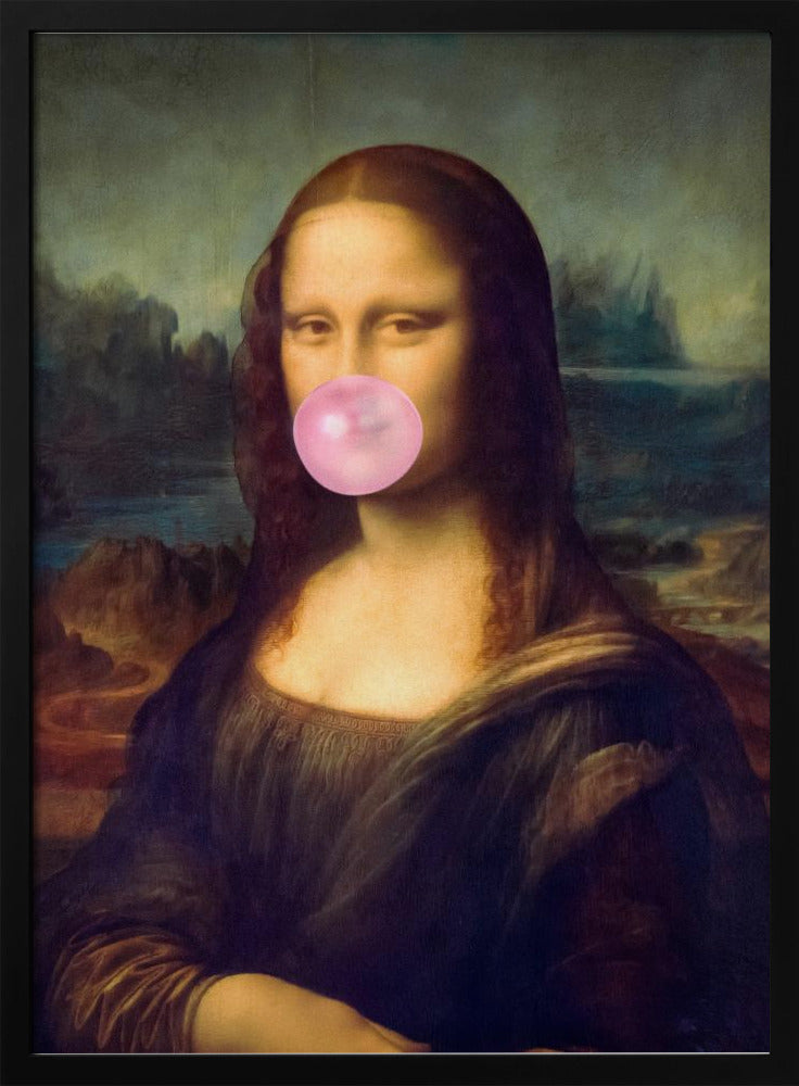 Mona Lisa Bubble Gum | Poster