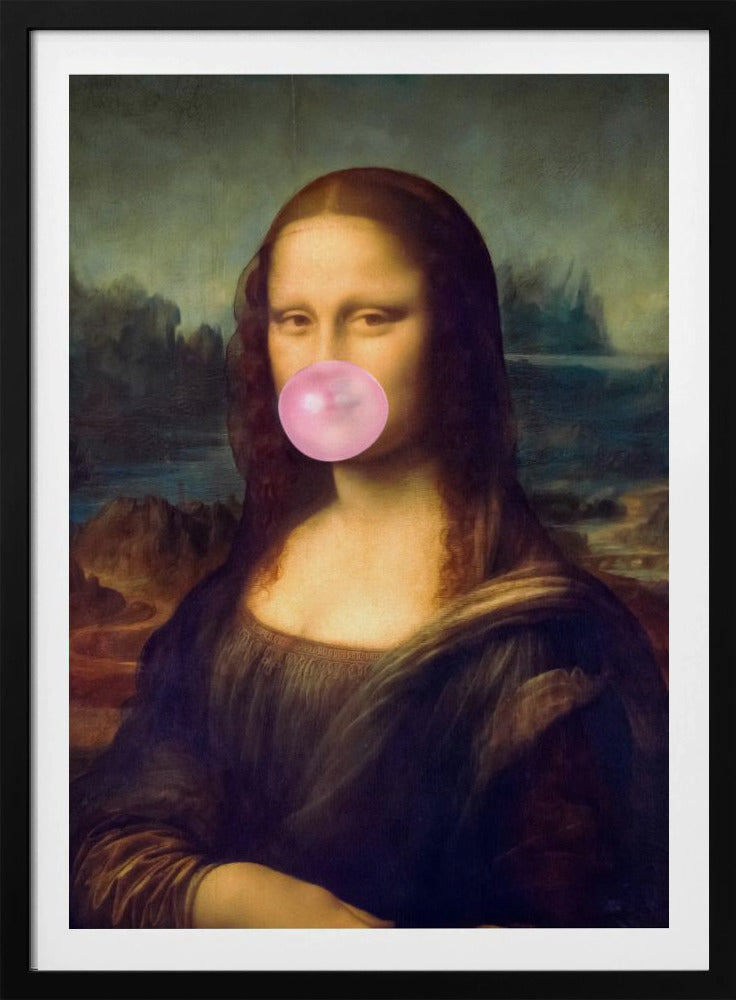 Mona Lisa Bubble Gum | Poster