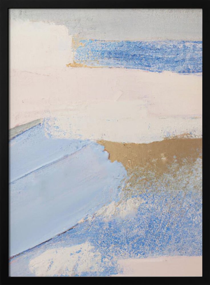 Brush Strokes Abstract Painting | Poster