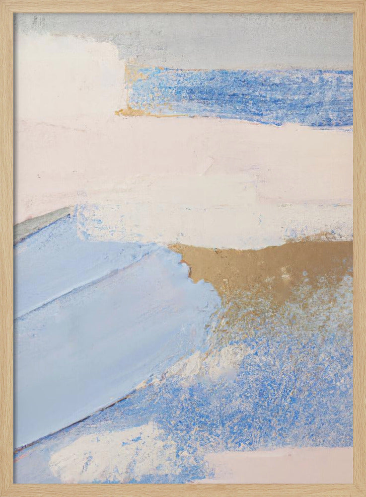 Brush Strokes Abstract Painting | Poster