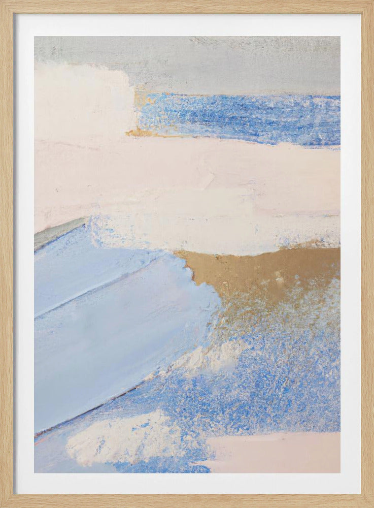 Brush Strokes Abstract Painting | Poster