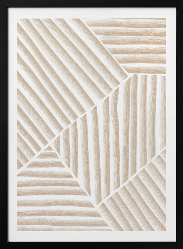 Beige Line Art | Poster
