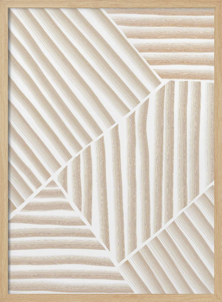 Beige Line Art | Poster