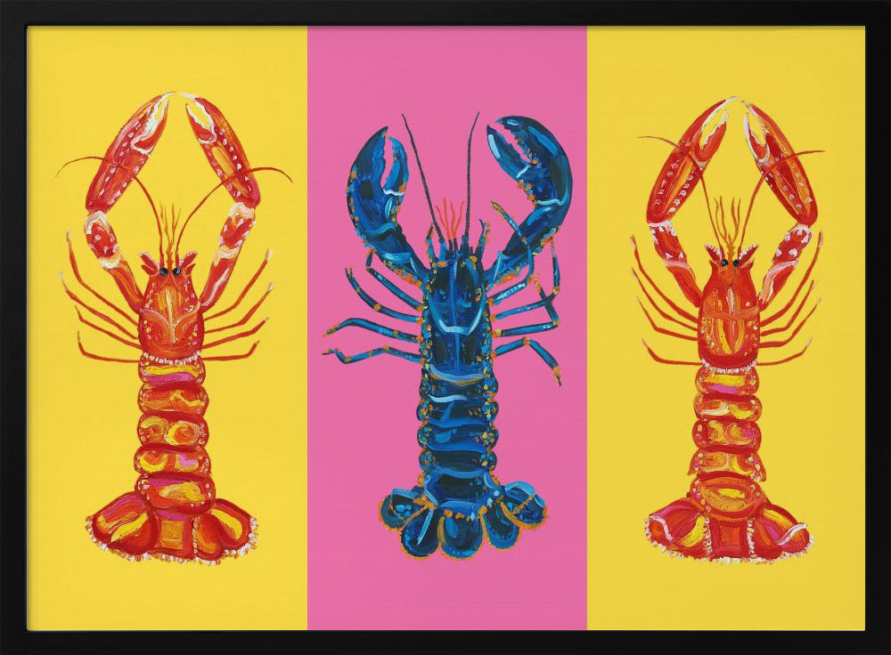 Lobster Langoustines Pop Art 2 | Poster