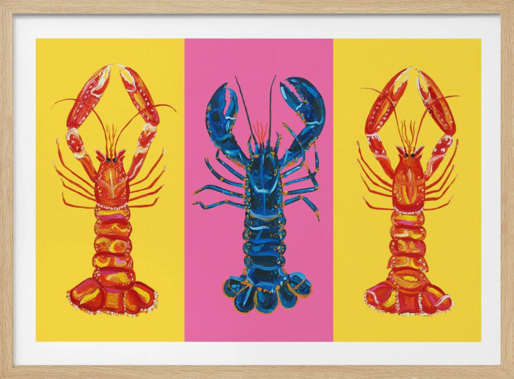 Lobster Langoustines Pop Art 2 | Poster