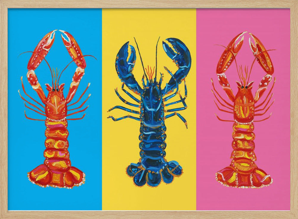 Lobster Langoustines Pop Art | Poster