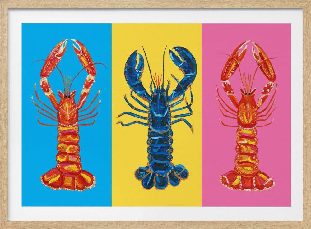 Lobster Langoustines Pop Art | Poster