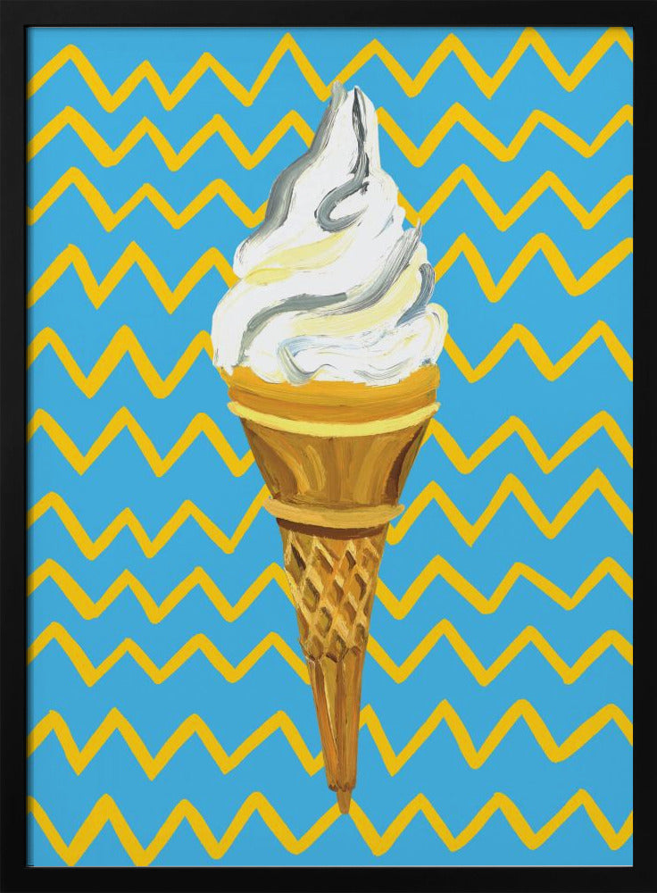 Ice Cream Blue | Poster