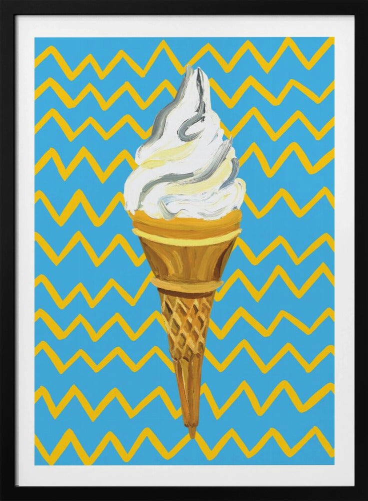 Ice Cream Blue | Poster