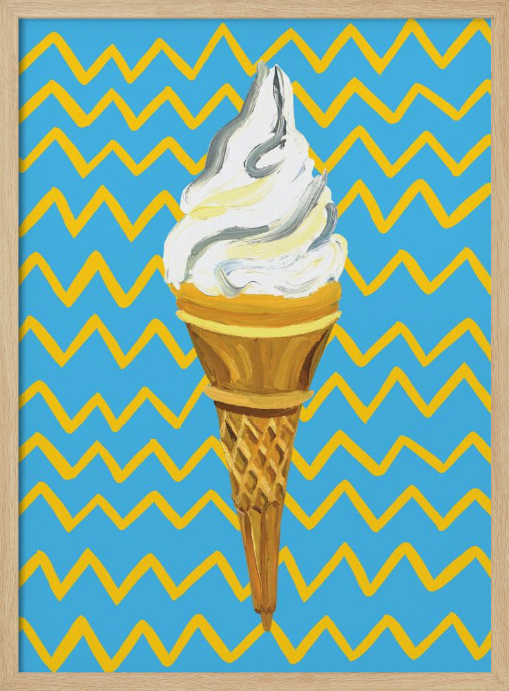 Ice Cream Blue | Poster