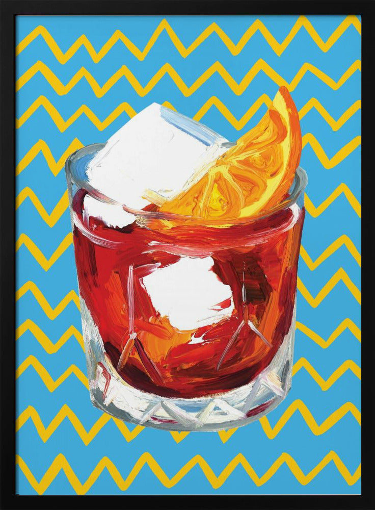 Negroni Blue | Poster