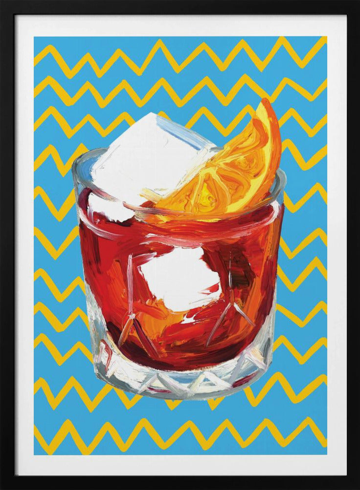 Negroni Blue | Poster