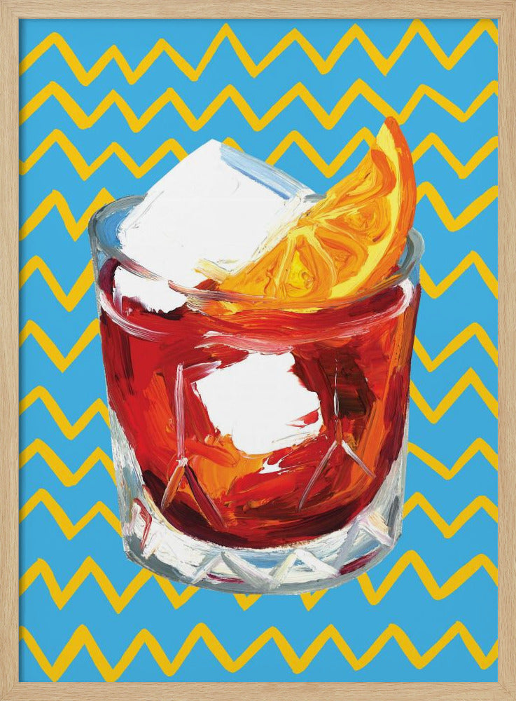 Negroni Blue | Poster