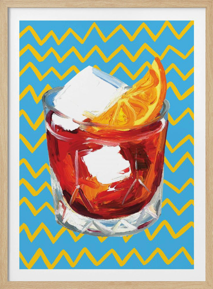 Negroni Blue | Poster