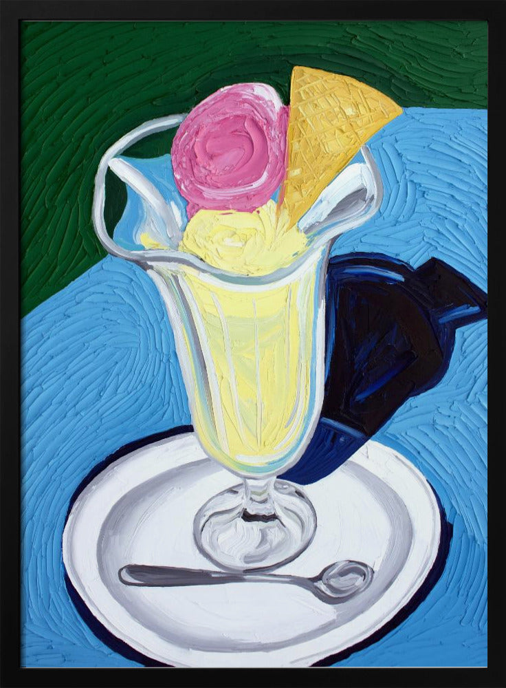 Raspberry and Vanilla Ice Cream | Poster