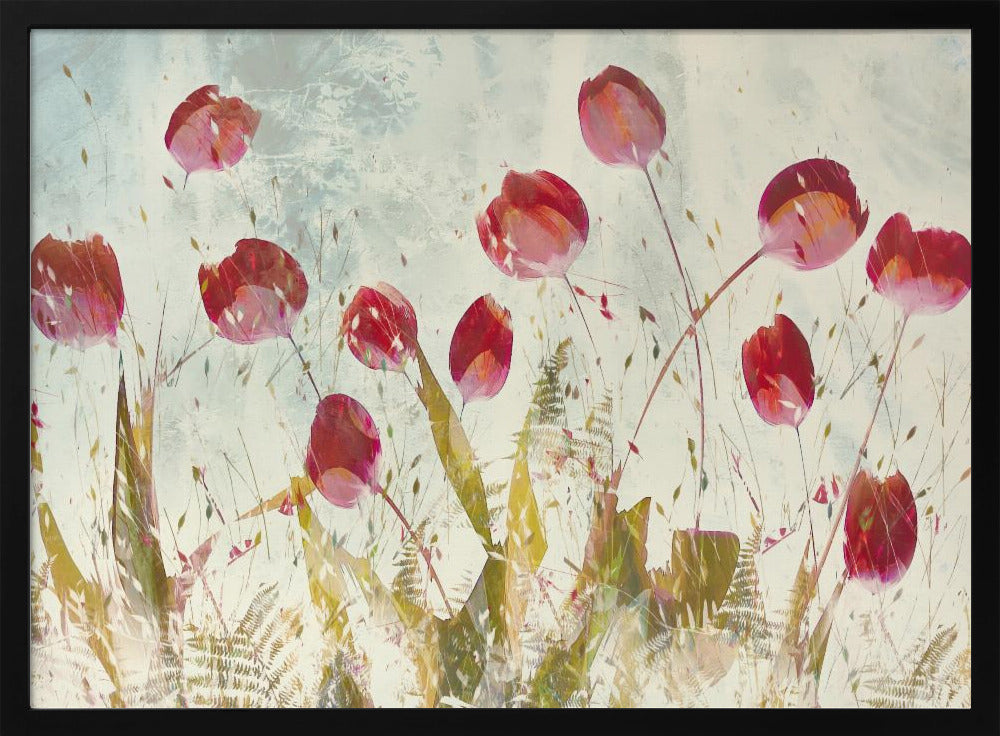 Happy tulips | Poster