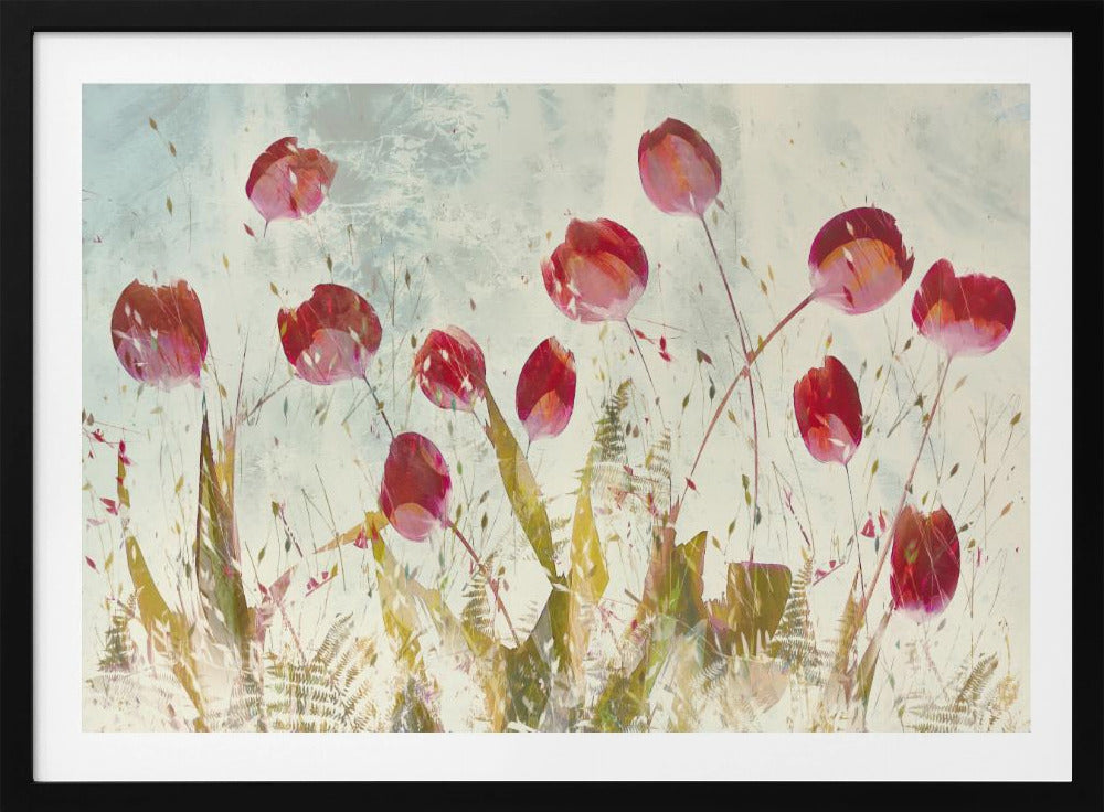 Happy tulips | Poster
