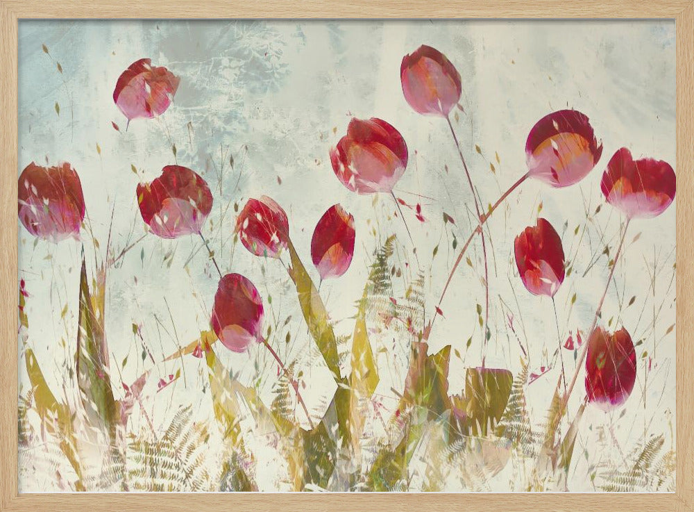 Happy tulips | Poster