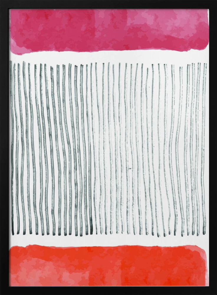 Watercolor Lines Series #4 | Poster