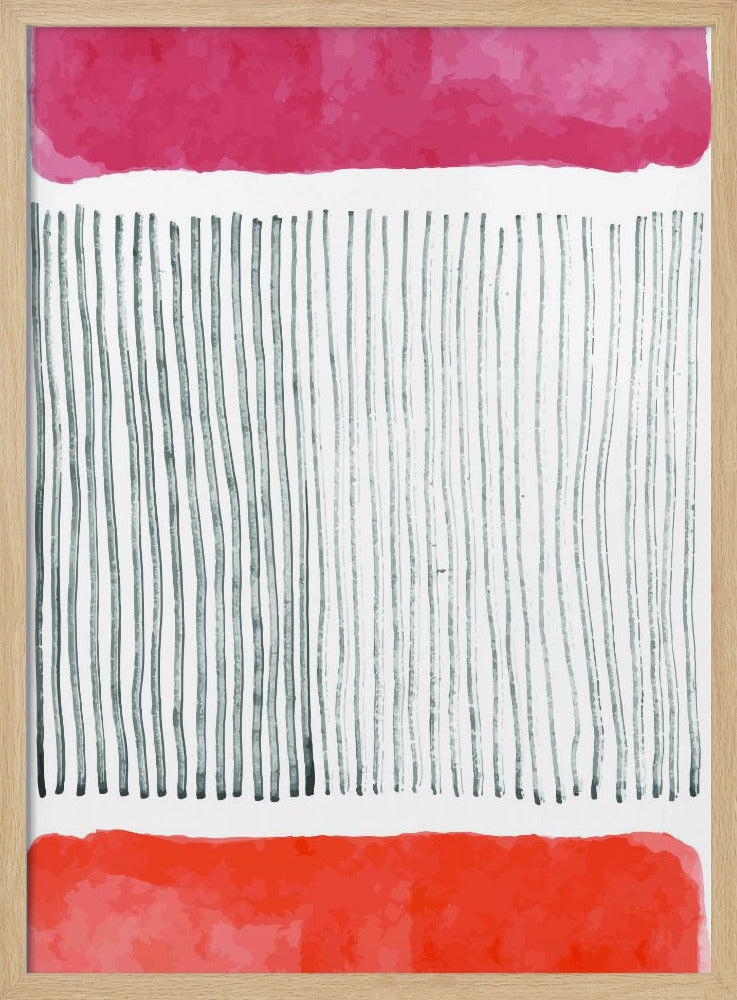 Watercolor Lines Series #4 | Poster