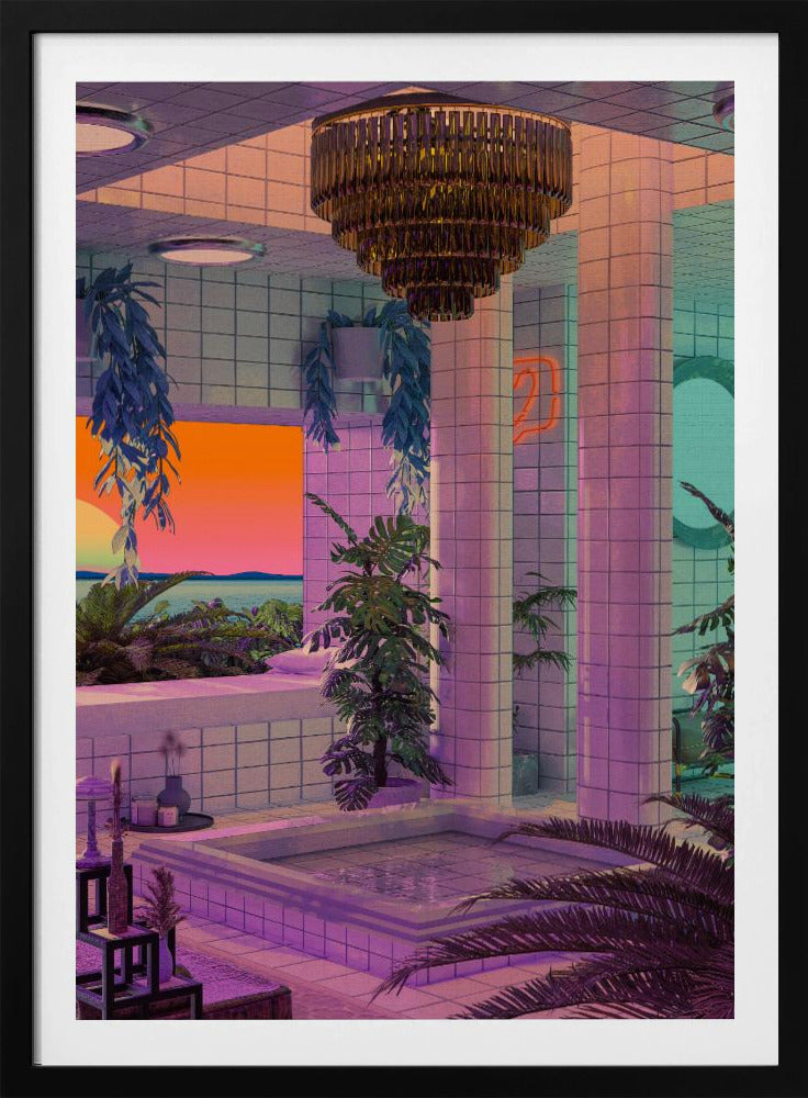 Vaporwave Pool | Poster