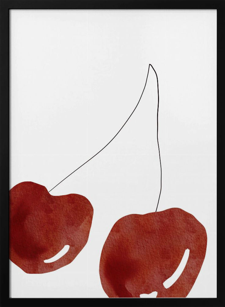 Isolated Cherries | Poster