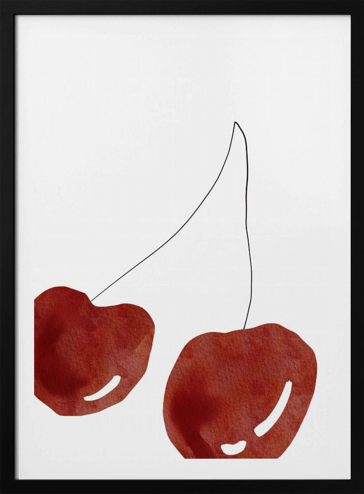 Isolated Cherries | Poster