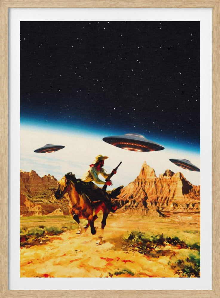 UFO Space Chase | Poster
