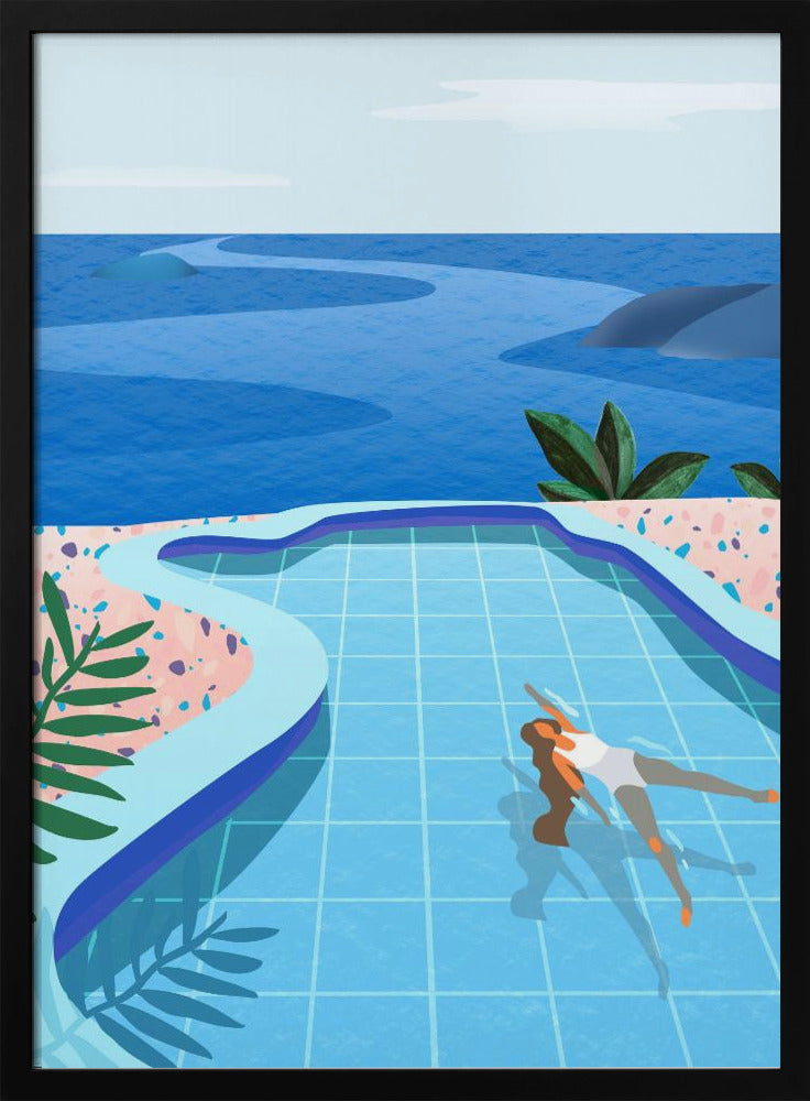 Girl in Pool | Poster