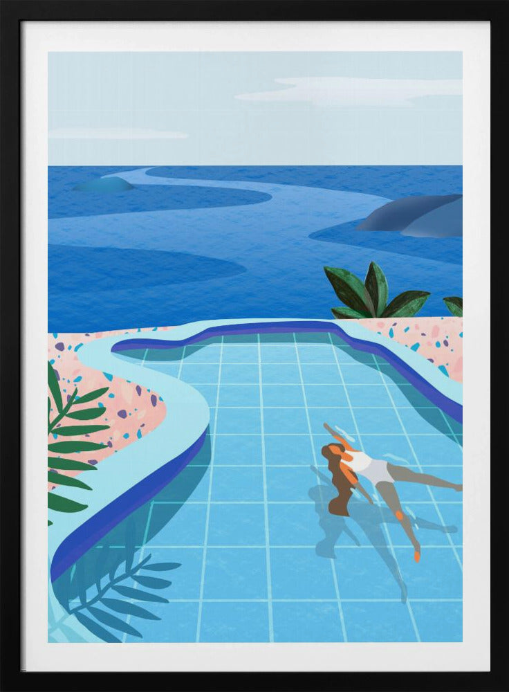 Girl in Pool | Poster