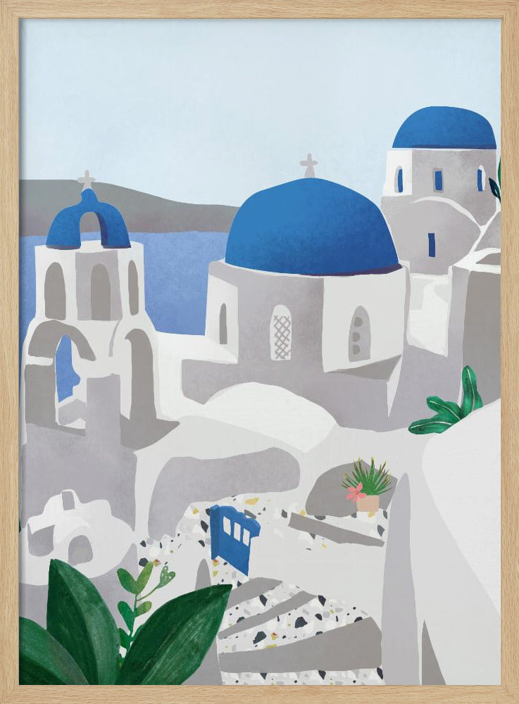 Santorini island | Poster