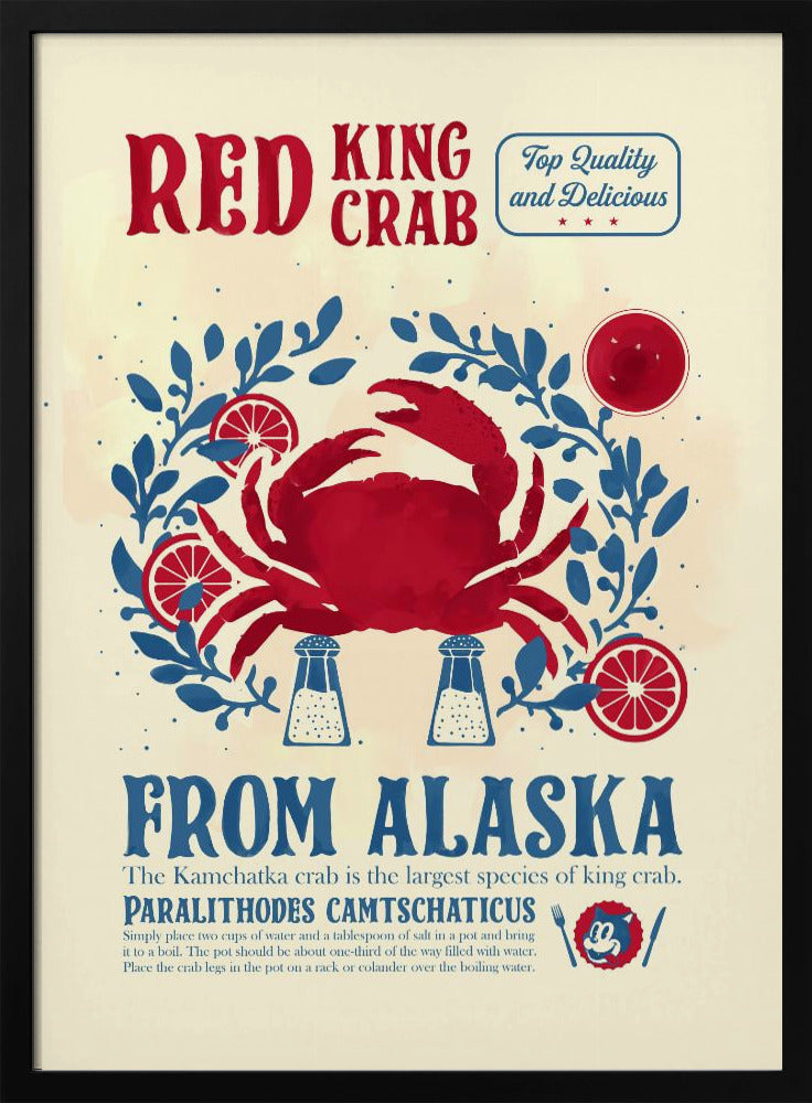Crab kitchen print | Poster